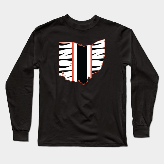 Cincinnati Football (Alternate) Long Sleeve T-Shirt by doctorheadly